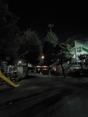 OPPO Reno5 Aのカメラ：夜景モードの超広角