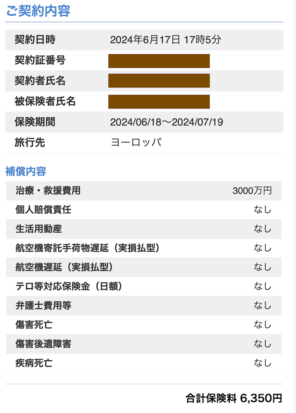 ヨーロッパ旅行用の海外保険