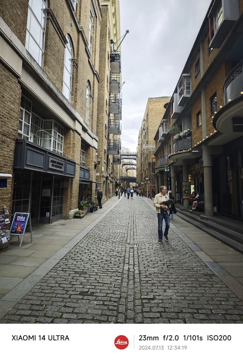 ロンドンの街並み