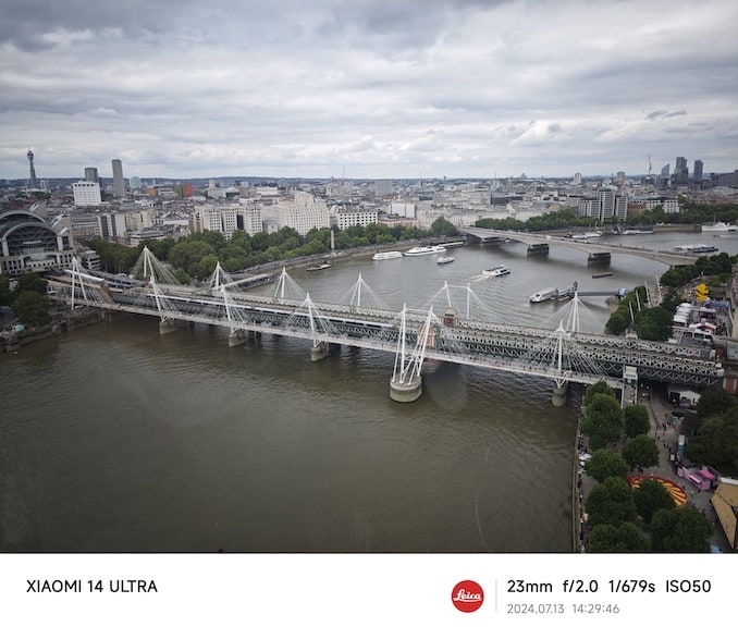 ロンドン・アイからの景色