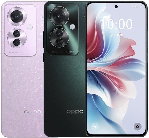 ワイモバイルのOPPO Reno11 Aの外観