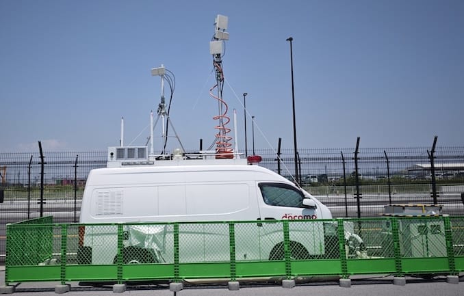 ドコモの移動基地局車