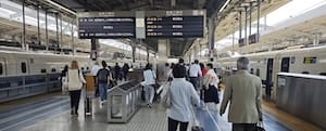 新大阪駅に到着