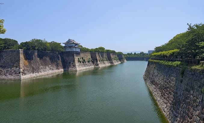 大阪城の外堀