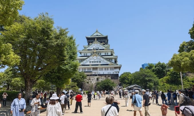 大阪城の天守閣
