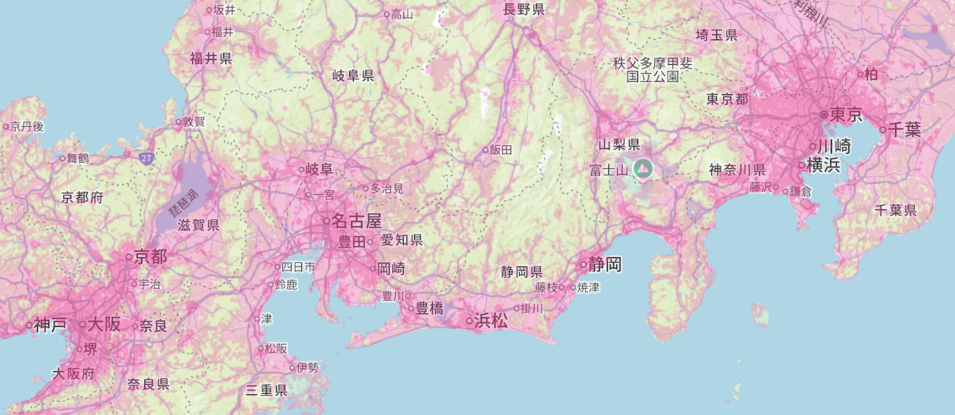 楽天回線エリア