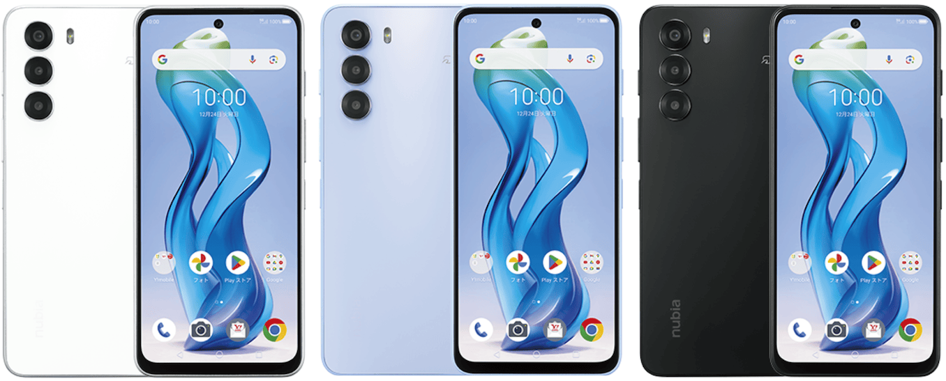 ワイモバイルのnubia S 5Gのスペック