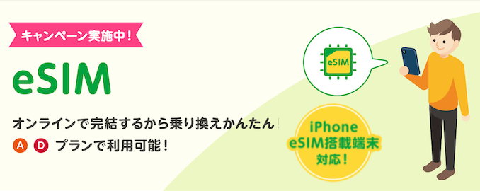 mineoのeSIM初期費用無料キャンペーンの詳細
