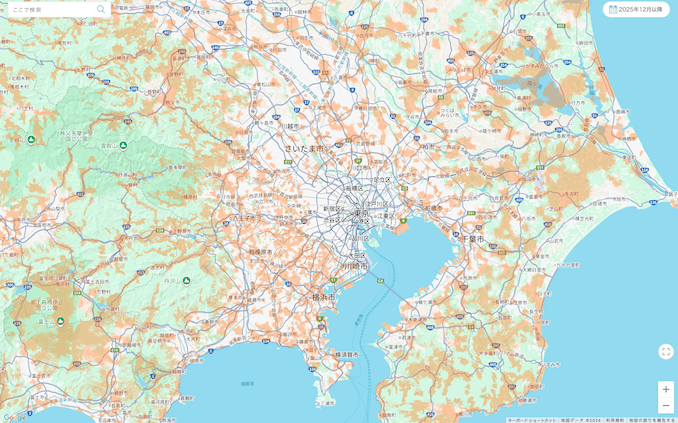 KDDIのローミングエリア