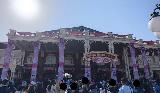 東京ディズニーランドの混雑具合