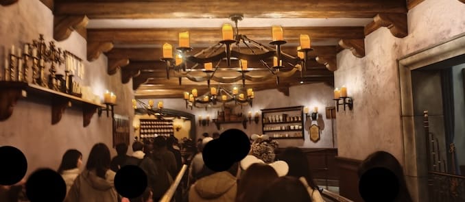 東京ディズニーランドの美女と野獣の城内の通信速度