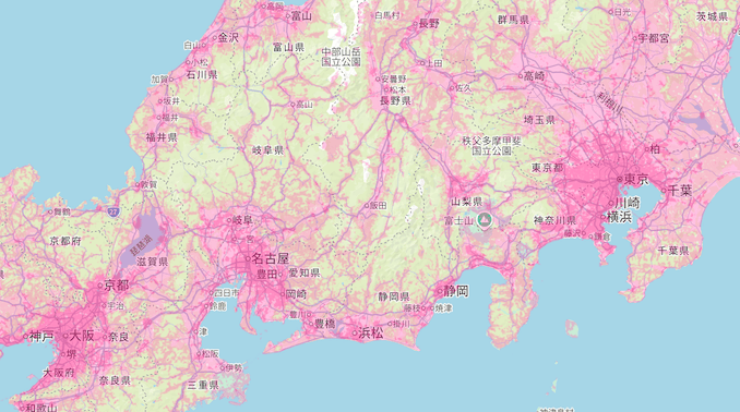 楽天回線エリア