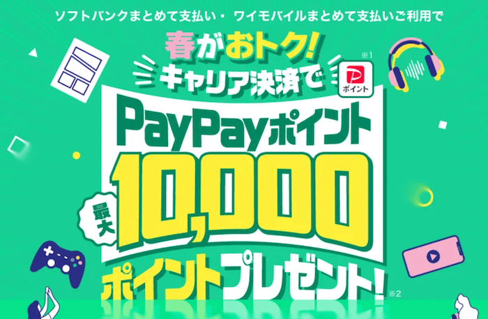 LINEMOのキャリア決済キャンペーンの詳細