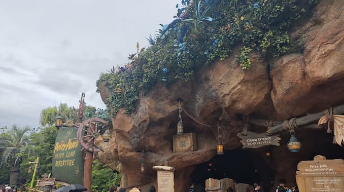 東京ディズニーシーのピーターパンの通信速度計測
