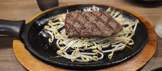沖縄のステーキ